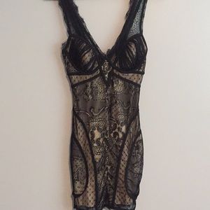 Bebe Black Mini Dress